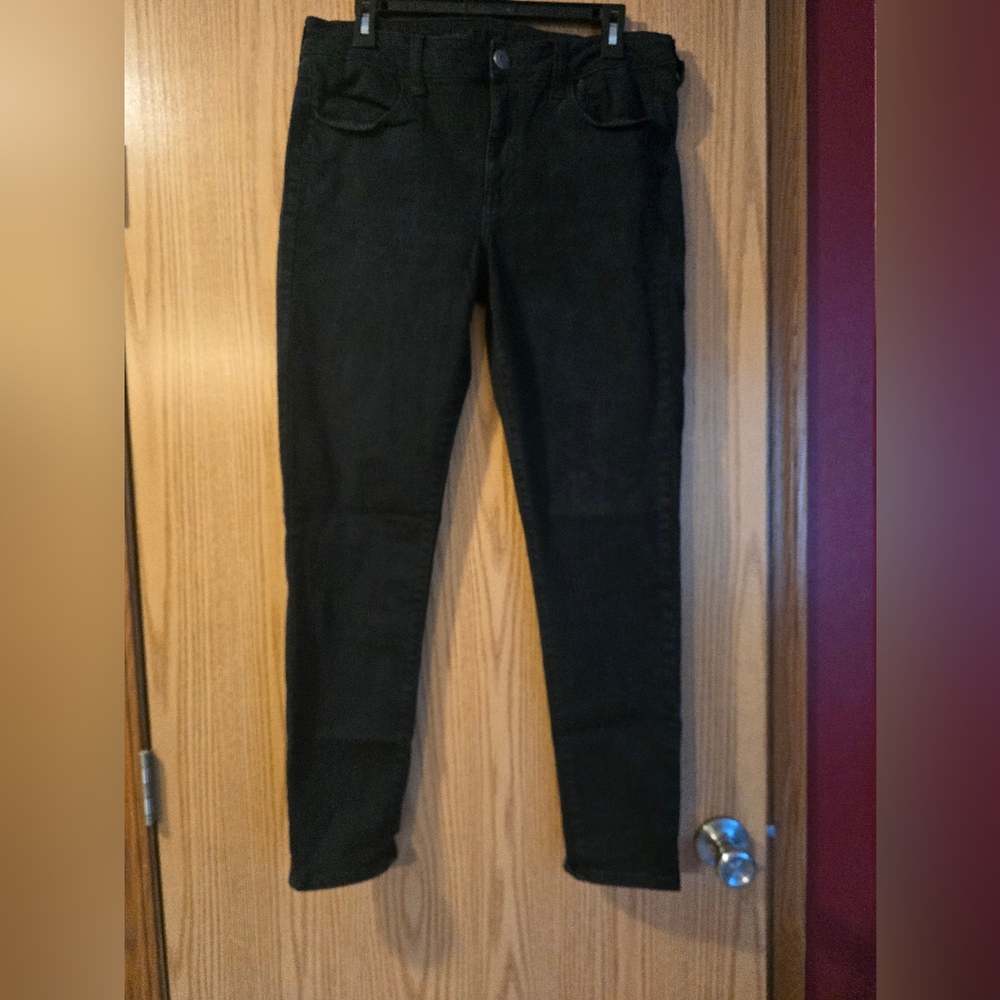 American Eagle black Jean jeggings 14L